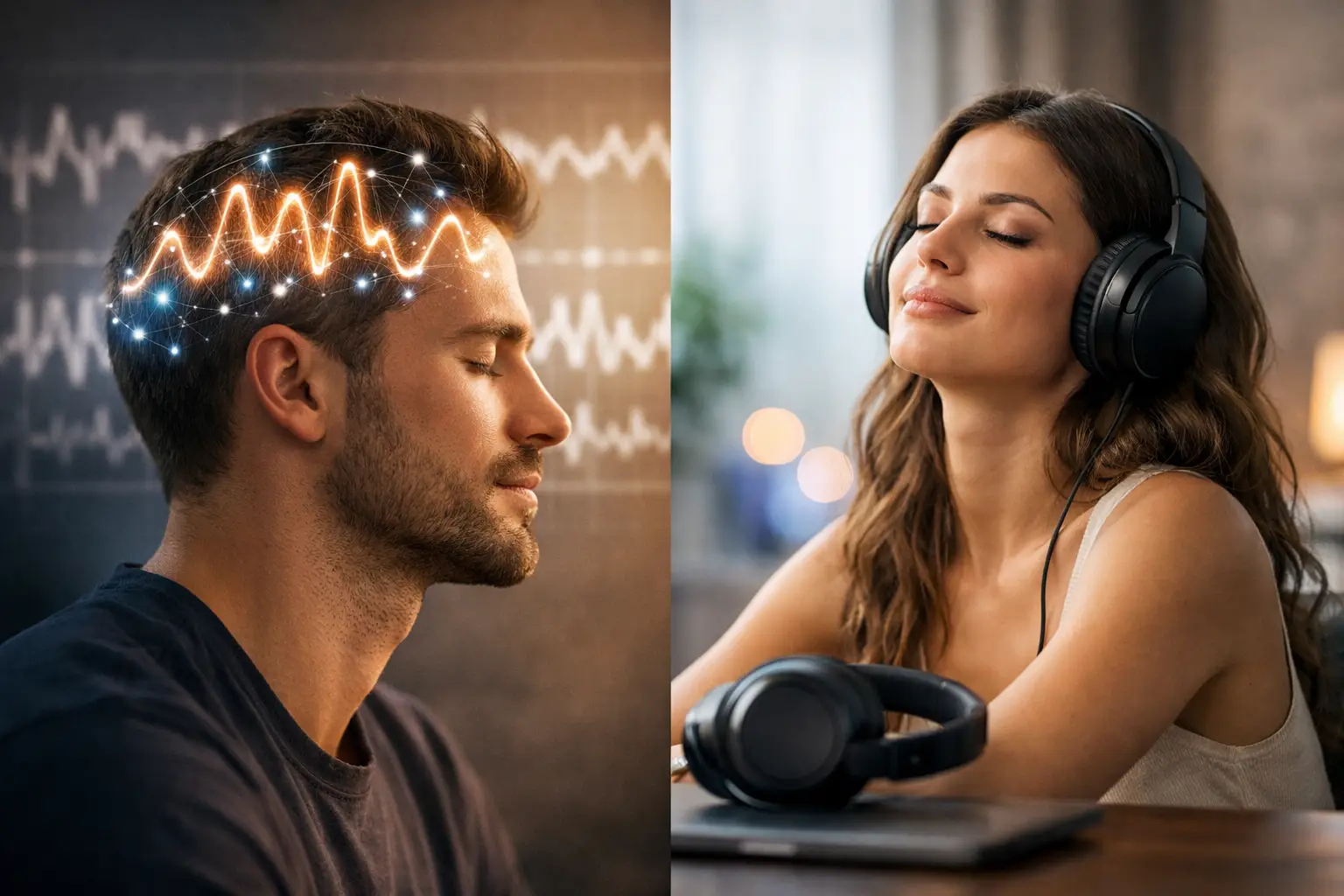 Alpha Gamma Frequencies vs Binaural Beats