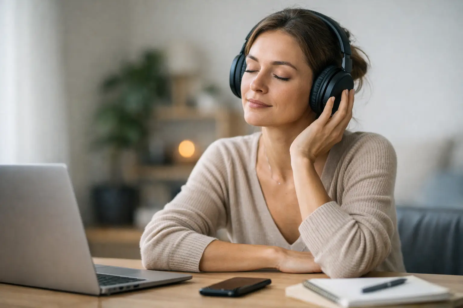 Attention Training Audio Review for Deep Focus