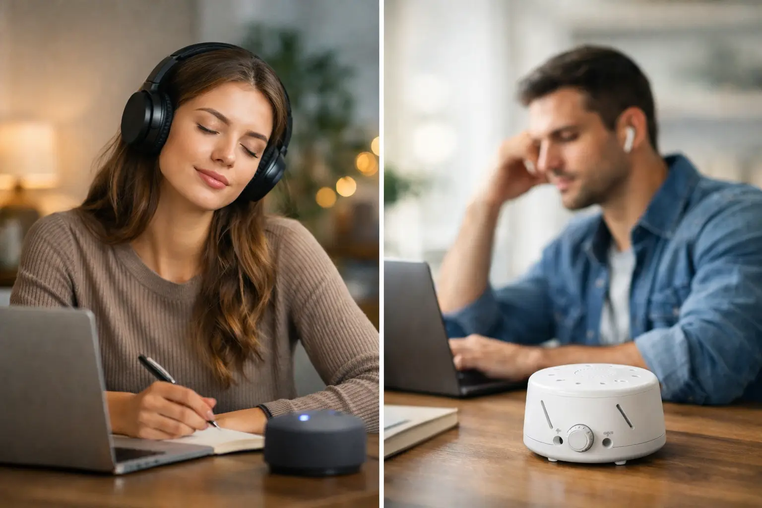 Focus Audio Versus White Noise: What Works?